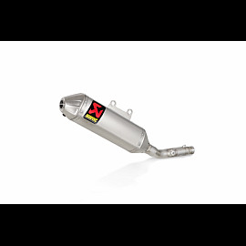 Silenziatore di scarico Akrapovic SPLIT-ON Ovale full Titanio con DB-Killer NON Omologato SUZUKI RMZ 250 112 decibel (2010/2013)