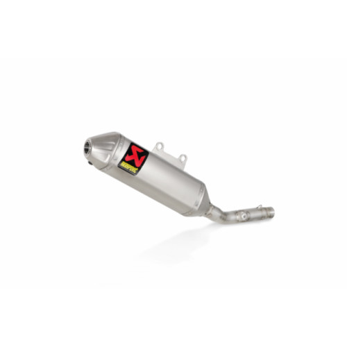 Silenziatore di scarico Akrapovic SPLIT-ON Ovale full Titanio con DB-Killer NON Omologato SUZUKI RMZ 250 112 decibel (2010/2013)