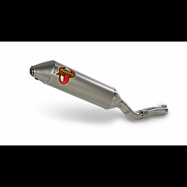Terminale di scarico Akrapovic SPLIT-ON Ovale full Titanio con DB-Killer NON Omologato SUZUKI RMZ450 (2005/2007) FINO AD ESAURIMENTO SCORTE