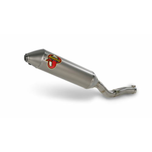 Terminale di scarico Akrapovic SPLIT-ON Ovale full Titanio con DB-Killer NON Omologato SUZUKI RMZ450 (2005/2007) FINO AD ESAURIMENTO SCORTE
