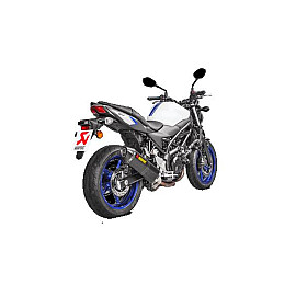 Terminale di scarico AKRAPOVIC Slip-On Line (Carbon) Omologato per Suzuki SV 650 (2017>)