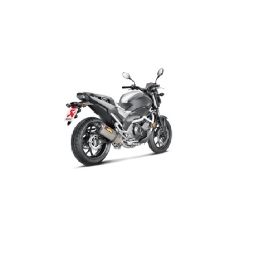 Terminale di scarico Akrapovic Linea Slip on (TITANIO) Omologato per HONDA NC 750 S / NC 700 X  (2016-2017) - INTEGRA 700 (2016-2017)