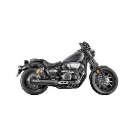 Terminale di scarico AKRAPOVIC Omologato Slip-On Line (SS) per Yamaha XV950 / R / Racer (2017)