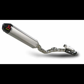 Scarico Completo Akrapovic EVOLUTION con Terminale Esagonale full Titanio fondello in titanio e DB-Killer NON Omologato YAMAHA YZ 450 F (2009)