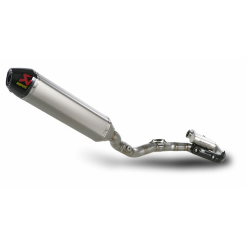 Scarico Completo Akrapovic EVOLUTION con Terminale Esagonale full Titanio fondello in titanio e DB-Killer NON Omologato YAMAHA YZ 450 F (2009)