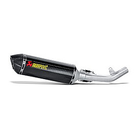 Terminale di scarico Akrapovic SPLIT-ON Esagonale CARBONIO - fondello Carbonio con DB-Killer NON Omologato KAWASAKI Z 750 / Z 750 R (2007/2012) (2007-2012>)