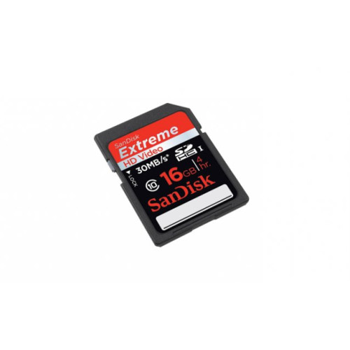 Scheda di memoria SD consigliata per tutte le versioni HERO 16GB classe 10