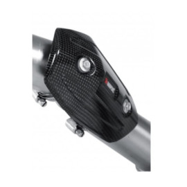 Paracalore in carbonio per scarico silenziatore omologato AKRAPOVIC per KAWASAKI VERSYS 1000 (2012-2014)