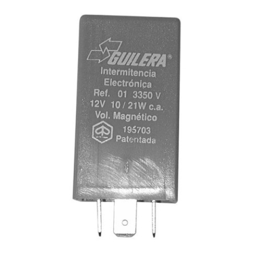 Intermittenza elettronica 12V - 10-21W - c.a - basculante - 3 faston medi per PIAGGIO VESPA 50 PK XL RUSH (s/avv.to) - VESPA PK 50 N  - VESPA PK 50 FL - VESPA PK 125 XL/FL - COSA 125/150/200/CL/CLX/COSA2 - VESPA PX-E ARCOBALENO 125/150/200 (s/avv.to)