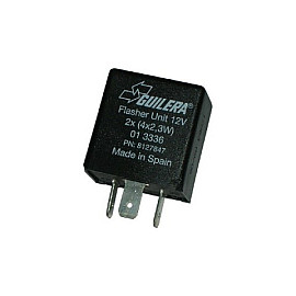 Intermittenza elettronica primo equipaggiamento 12V 2x (4x2,3W) - c.c 3 faston - c/dispositivo 4 frecce per APRILIA RS 50 (06/10) - RS 125 (06/10) - SCARABEO 125/200 (IE LIGHT (09/10) - RX 125 (08/10) - SX 125 (08/10)