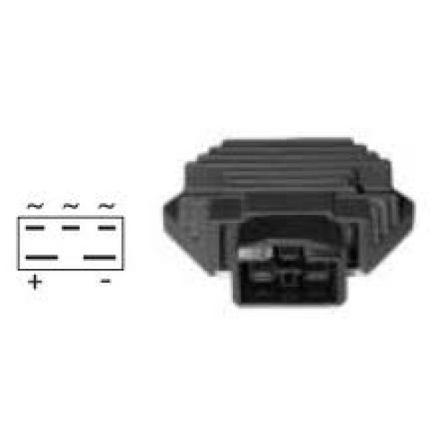 Regolatore di Tensione 12V - Trifase - C.C. -morsettiera 5 cavi DUCATI ENERGIA per HONDA CBR 600F (91-00) CB 600 HORNET (98-06) NTV 650 DEAUVILLE (98/01) VFR 750 F (90-97) VT 750 SHADOW (97/03) PC 800 CBR 900 RR (92/99) VTR 1000 F (97/00) XLV 1000 VARADER