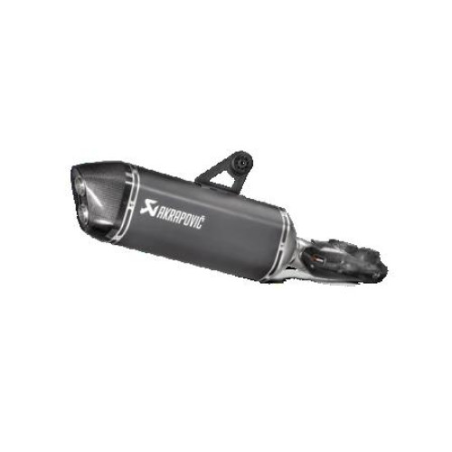 TERMINALE DI SCARICO AKRAPOVIC OMOLOGATO Slip-On Line (Titanium) per BMW R 1200 GS ADVENTURE (2017>)
