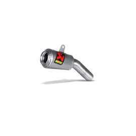 SILENZIATORE NON OMOLOGATO AKRAPOVIC FORMA TROMBONCINO  PER YAMAHA YZF-R 25 (2014) - YZF R3 (2015) - MT 03 (2016)