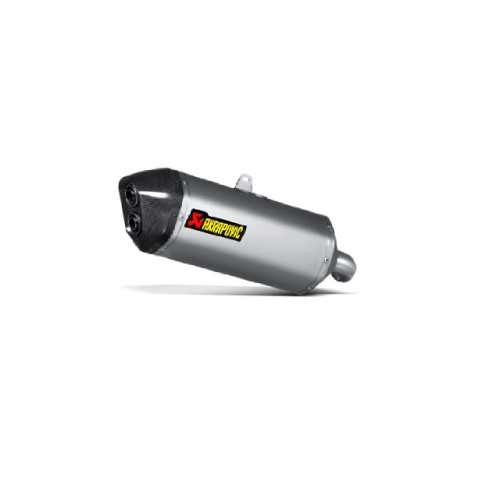 SILENZIATORE OMOLOGATO AKRAPOVIC Slip-on (TITIANIO) PER SUZUKI V STROM 1000 (2014-2016>)