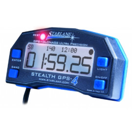 CRONOMETRO GPS-4 LITE A DOPPIA COSTELLAZIONE GPS+GLONASS con INTERTEMPI TEMPO IDEALE - VELOCITA' GPS - CONTAORE - SCARICO TEMPI E VELOCITA' MASSIME su CHIAVETTA USB