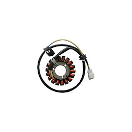Statore kokusan 18 poli - c/pick-up a 1 cavo diametro est. 94,8 - int.34,9 per APRILIA SCARABEO 125/200 LIGHT (07/09) - BENELLI VELVET 400 (solo statore) - MALAGUTI MADISON 400 (solo statore) MOTORE  APRILIA 125/200 4T CARBURATORE - MOTORE F. MORINI 400