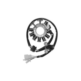 Statore trifase 11 poli c/pick-up - s/ bobina alimentazione MOTORI KYMCO 125/200 4T CARBURATORE - LIQUIDO - per KYMKO DINK 125 EU3 (06/13 - carb.) DINK 200 CLASSIC/EU2 (04/07 - carb.) GRAN DINK EU3/S (08/09)