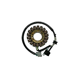 Statore trifase completo 18 poli - c/pick-up a 2 cavi - diametro est. 104 mm - int. 42 mm MOTORE YAMAHA 250 4T - per MBK SKYLINER 250 - YAMAHA MAJESTY 250 (00/06) APRILIA LEONARDO 250/ST (02/04) LEONARDO 300