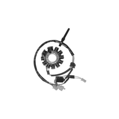 Statore trifase 11 poli - c/pick-up a 2 cavi - c/2 bobine alimentazione - MOTORI SYM 12/150/200 4T CARBURATORE per SYM 200 JOYRIDE/EU2 (03/06- carb.) 200 HD/EVO/EU2 (03/06 - carb.)
