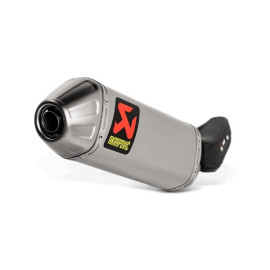 Terminale di scarico AKRAPOVIC Linea SLIP ON (TITANIO) OMOLOGATO per YAMAHA TENERE' 700 (2019>)