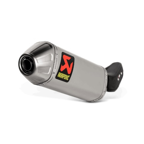 Terminale di scarico AKRAPOVIC Linea SLIP ON (TITANIO) OMOLOGATO per YAMAHA TENERE' 700 (2019>)