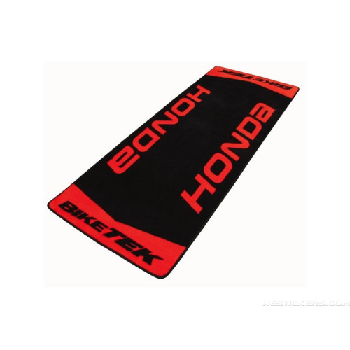 Tappetino da Garage per Moto in fibra di nylon antiscivolo con grafica HONDA Serie 2