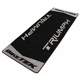 Tappetino da Garage per Moto in fibra di nylon antiscivolo con grafica TRIUMPH Serie 2