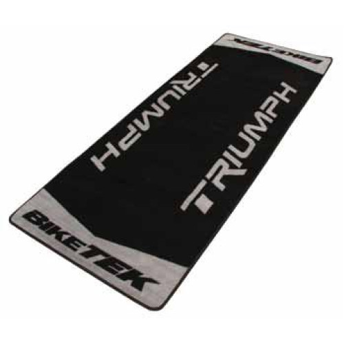 Tappetino da Garage per Moto in fibra di nylon antiscivolo con grafica TRIUMPH Serie 2