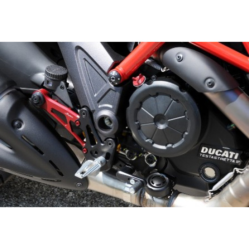 Kit tappi telaio LIGHTECH per DUCATI DIAVEL (2011-2014) - 6 PEZZI -