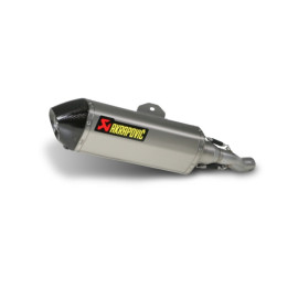 Terminale di scarico Akrapovic Linea Slip on (TITANIO) per HONDA CBR 250 R (11/13)