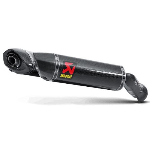 Coppia di terminali di scarico Akrapovic Omologato Linea Slip on (CARBONIO) per YAMAHA YZF R1 (2009-2014)