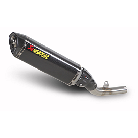 Terminale di scarico Akrapovic SPLIT-ON Esagonali in CARBONIO Omologati per KAWASAKI Z 800 VERSIONE E (2013>)