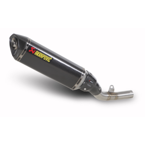 Terminale di scarico Akrapovic SPLIT-ON Esagonali in CARBONIO Omologati per KAWASAKI Z 800 VERSIONE E (2013>)