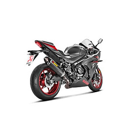 Terminale di Scarico AKRAPOVIC Linea Slip-on (Carbonio) - OMOLOGATO -per SUZUKI GSX-R 1000 (2017>)