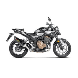 Silenziatore omologato Akrapovic  SLIP-ON in CARBONIO per HONDA CB 400 / 500X CB 500 F /CBR400-500R
