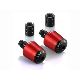 TERMINALI PER MANUBRI IN ALLUMINIO OEM - RIZOMA - per BMW K 1300 R (2009>) - KAWASAKI Z 1000 SX (2010>) - Z 1000 (2003>) - Z 750 R (2010) - Z 750S (2002-2003) - Z 750 (2003>) - Z 300 (2015>)