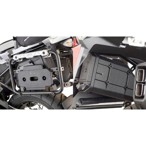 Kit di attacco specifico per il fissaggio dell’ S250 Tool Box sul portavaligie laterale PL5108CAM