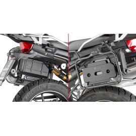 Kit di attacco specifico per il fissaggio dell’S250 Tool Box sul portavaligie laterale PLR5127 per BMW F 750 GS  (2018-2019) - F 850 GS (2018-2019)