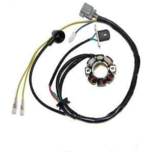 Statore 6 bobine, connettore 6 fili, connettore 1 filo, 2 faston, 1 filo ELECTROSPORT per KAWASAKI KX 250F (2005-2008) / SUZUKI RM-Z 250 (2005-2006)