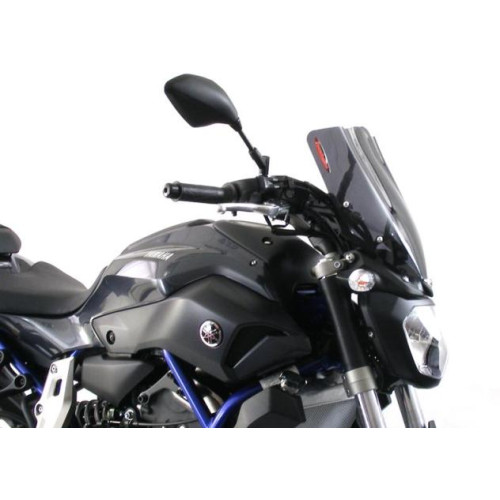 VETRI NAKED POWERBRONZE - YAMAHA MT-07 14/FZ-07 14 (330 MM) colore IRIDIUM ARGENTO