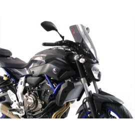 VETRI NAKED POWERBRONZE - YAMAHA MT-07 14/FZ-07 14 (380 MM) colore IRIDIUM ARGENTO