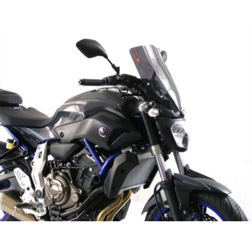 VETRI NAKED POWERBRONZE - YAMAHA MT-07 14/FZ-07 14 (380 MM) colore IRIDIUM ARGENTO