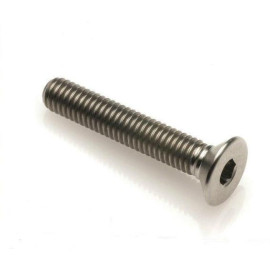 Vite Testa Piana in Titanio Grado 5 M5 Lunghezza 20mm