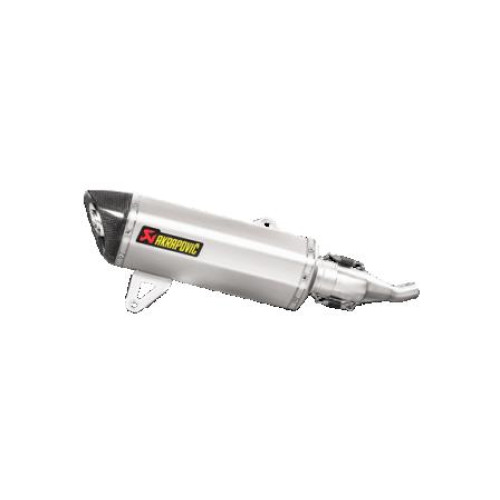 TERMINALE DI SCARICO OMOLOGATO AKRAPOVIC Slip-On Line (SS) per YAMAHA X-MAX 125/ABS (2017>)