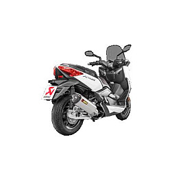TERMINALE DI SCARICO OMOLOGATO AKRAPOVIC Slip-On Line (SS) per YAMAHA X-MAX 125/ABS (2017>)