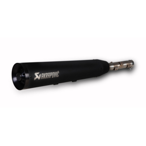 Terminale Akrapovic Linea Slip on (BLACK) inox nero per YAMAHA XV950 / XV950R (2013-2015)