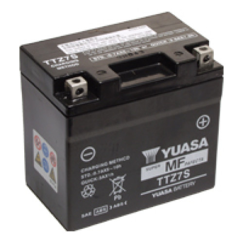 Batteria Yuasa YTT7S Ah 6 DIMENSIONI 113 x 70 x 105