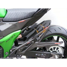 Parafango PosterioreCARBON LOOK-SILVER MESH per KAWASAKI Z800 (13>)