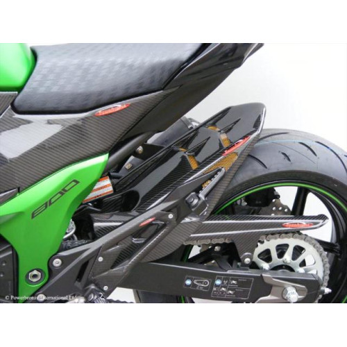 Parafango PosterioreCARBON LOOK-SILVER MESH per KAWASAKI Z800 (13>)