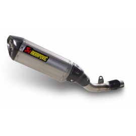 Terminale di scarico Akrapovic SPLIT-ON Esagonali in TITANIO Omologati per KAWASAKI Z 800 VERSIONE DEPONTEZIATA (2013>)